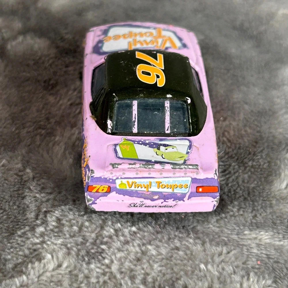 Disney Pixar Cars Crusty Rotor 76 Vinyl Toupee Diecast Toy Car Lilac Purple
